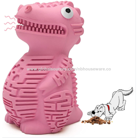 Dropship 1 Random Color Stuffed Dinosaur Dog Sounding Toy; Dog Training Toy;  Dog Chew Toy to Sell Online at a Lower Price