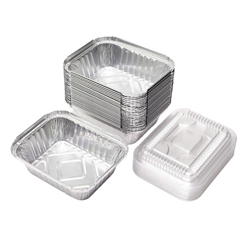 Buy Wholesale China Disposable Aluminum Foil Containers Restaurant Catering  Trays Fast Food Tray & Aluminum Foil Containers at USD 0.01
