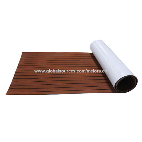 Buy Wholesale China Custom Boat Decking Material Faux Teak Non Skid Mats  Marine Pe Foam Sheets For Boat Flooring & Pe Foam Marine Flooring at USD 30