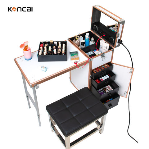 Buy Wholesale China Customized Nail Polish Organizer Case Nail Salon  Station Trolley Manicure Table With Patent & Nail Polish Organizer Case at  USD 125