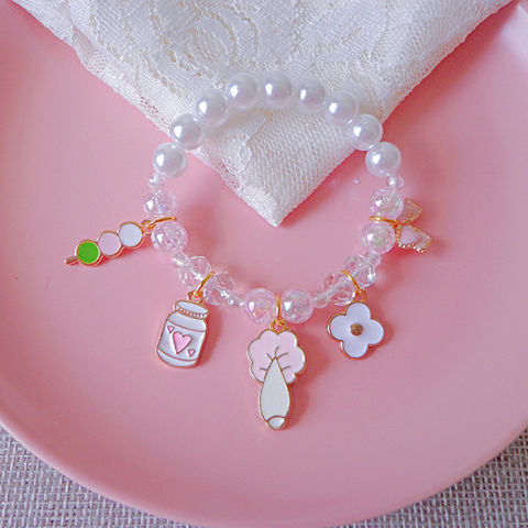 Pink peach charms, fruit charms, charm bracelets, cute enamel charms,  jewelry making, bracelet charms