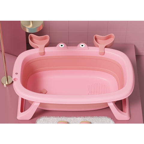 Esponja de baño infantil suave antideslizante Estera de baño para bebés  recién nacidos sin olor (rosa)