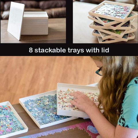 Jigsaw Puzzle Accessories: Sorting Trays