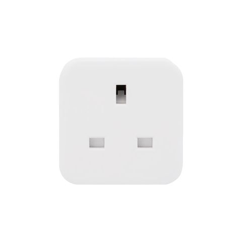 Smart Home WLAN-Stecker mit Messfunktion UK 16A Kompatibel mit Alexa TUYA Google Sprachsteuerung