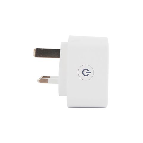 Smart Home WLAN-Stecker mit Messfunktion UK 16A Kompatibel mit Alexa TUYA Google Sprachsteuerung