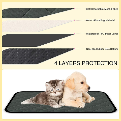 Large Puppy Training Pads Pee Wee Mats Pet Dog Cat Reusable Washable  Absorbant