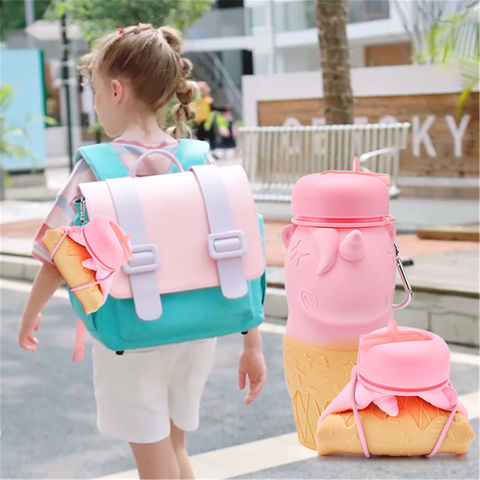 550ML Children Water Bottle for School Outdoor Travel Cute Cartoon