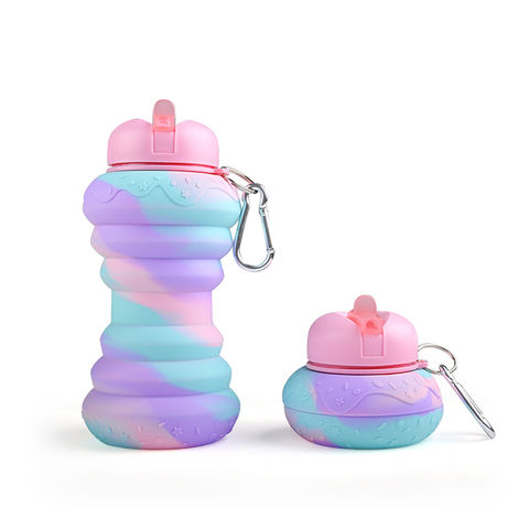 Water Cup Children Portable Water Bottle Donut Creative Leak Proof