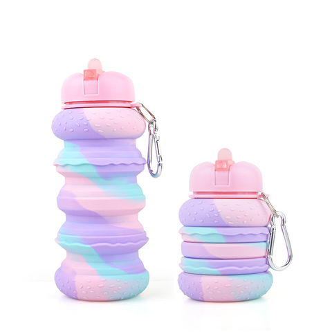 Water Cup Children Portable Water Bottle Donut Creative Leak Proof