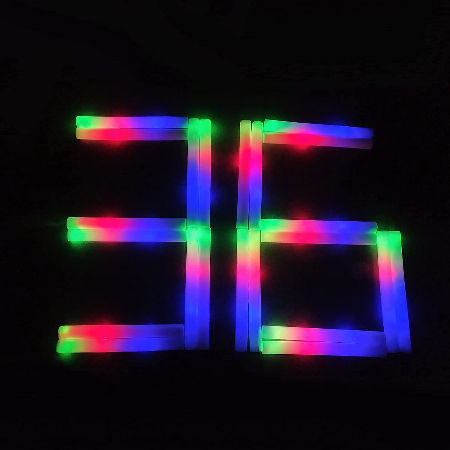 Buy Wholesale China Multi-color 40*4 Led Foam Sticks 3 Modes