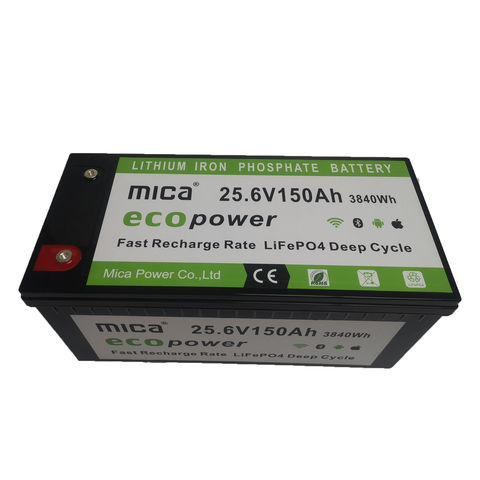 Buy Wholesale China 25.6v 150ah 24v Lifepo4 Battery Rechargeable Lithium  Ion Battery For Solar Energy Rv Ev Boat Marine & 24v 150ah Lithium Battery  at USD 650