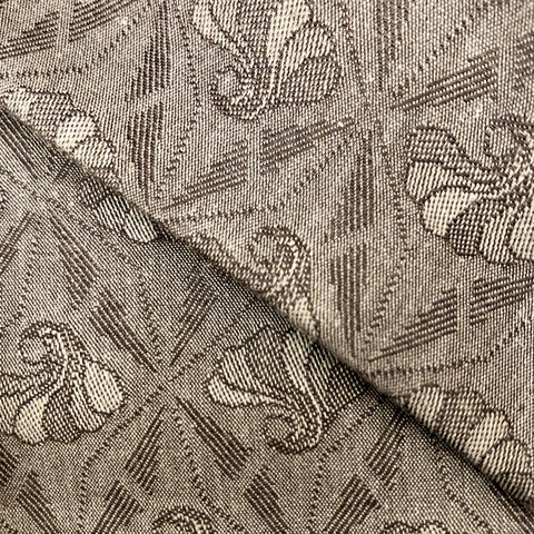 Tela de textura jacquard de plátano