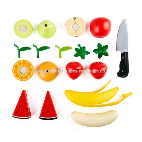 Fruits et Légumes Jouets Ustensile de Cuisine Jouet Enfant Coupe Fruits et  Légumes Motricité Fine Jouet