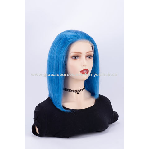 Blue Wig Natural Buy China Wholesale Hot Selling Middle Part 12