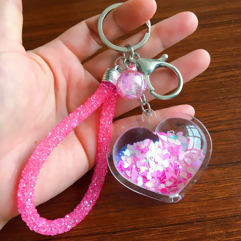 Buy Wholesale China 2023 Popular Fancy Keychains Handbag Accessories Pink  Heart With Diamon Fancy Keychain Backpack Accessories Keychain Clips &  Keychain at USD 1.25