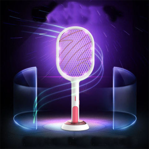 Lámpara antimosquitos, mosquitera y raqueta 3 en 1, matamoscas eléctrico - Control de plagas B2B