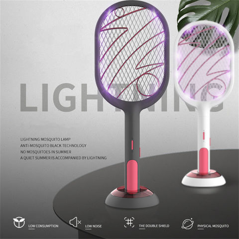 Lámpara antimosquitos, mosquitera y raqueta 3 en 1, matamoscas eléctrico - Control de plagas B2B