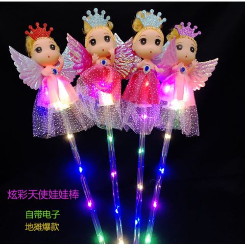 Glow novelties led flash wave ball glow stick christmas children glowing toy love magic star ball