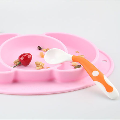 Cuchara De Entrenamiento Para Bebé Autoalimentable Y Flexible Para Bebés De  1 Año O Más, 2 Piezas De Cubiertos Para Niños Para Alimentos