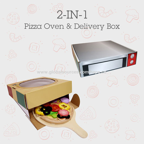 Pretend Play House Oven Pizza Toy Wooden Simulation Kitchen Children Learn  Early Education Toy Gift