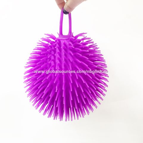 puffᙏ̤̫͚ ♡ Pineapple TPR Flashing Yoyo Cute Clown Smile Face Puffer
