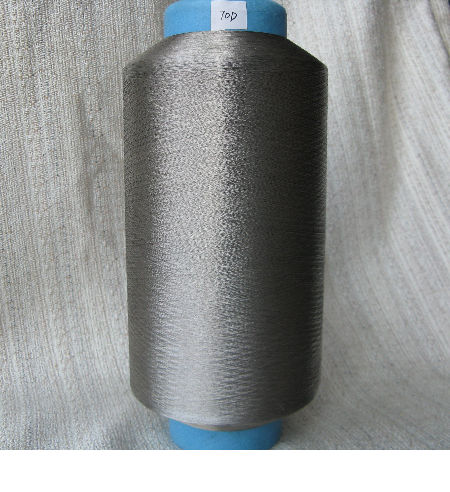 40d Silver Coated Nylon Filament Conductive Thread Silver Fiber