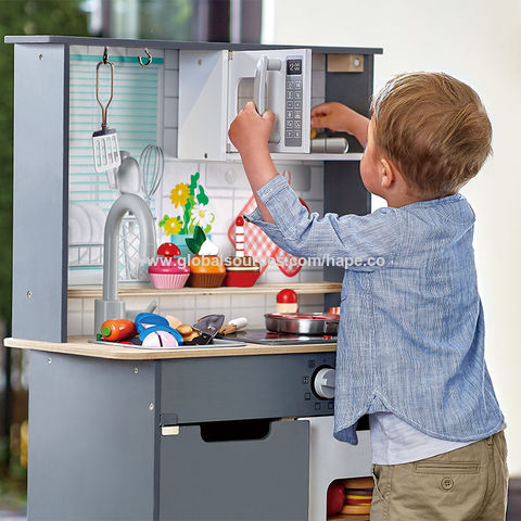 Jogo De Madeira Infantil, Máquina De Cozinha, Comida