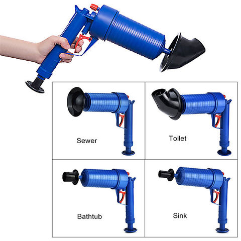 Toilet Plunger, Toilet Clog Remover, High Pressure Drain Blaster, Powerful  Drainage Pipe Dredge Tool For Bathroom, Toilet, Bathtub, Shower