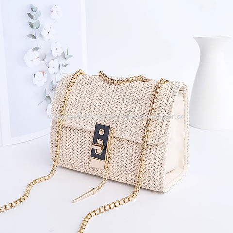 Buy Wholesale China Cross Body Bag, Pu Leather & Straw Handbag, Fashion Bag,  Wrist Bag, Designer Bag, & Shoulder Bag at USD 4.45