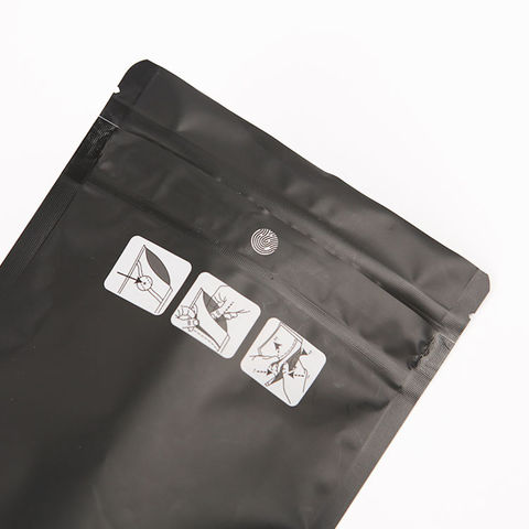 Buy Wholesale China Matte Black Frosted Plastic Ziplock Bag, Resealable For  Clothing Packaging, With Custon Logo & Plastic Bag at USD 0.35