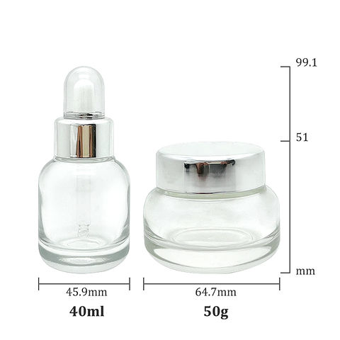 High End Custom 30g 50g 40ml 100ml 120ml Empty Skincare Cream Jar Glass  Spray Square Cosmetic Packaging Lotion Bottle with Pump - China Square Cosmetic  Packaging Bottle, Skincare Packaging Bottle