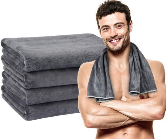 KinHwa Microfiber Sports Gym Towel Fast Drying Fitness Sweat Towels  Multi-Purpos
