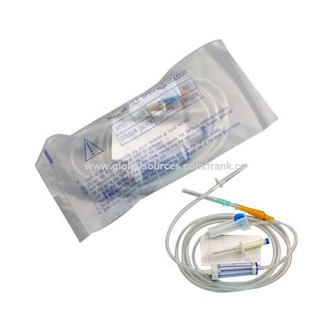 Set Infus Sekali Pakai, Terbuat dari Polypropylene