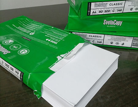 In stock A4 Copy Paper Cheap Low Price A4 Paper Office Home Copy Printing Papers supplier