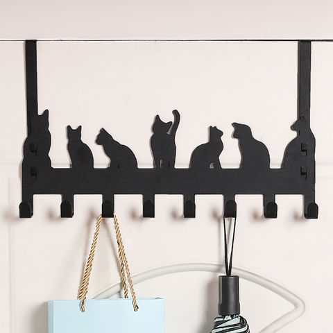 Cat Key Holder for Wall, Cats Key Rack, Animal Key Holder, Cat Key Hooks, Key  Holder for Wall Cute, Key Hanger Wood, Key Hanger for Wall 