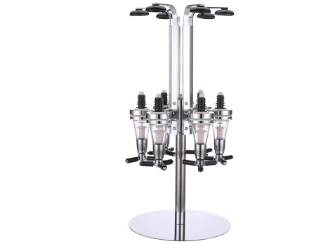 Buy Wholesale China Bottle Pourers Rotary Pouring Wine Rack 2 Head 6 Head Upside  Down Test Beer Bottle Rack & Bottle Pourers at USD 15