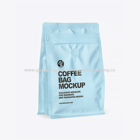 Buy Wholesale China Customize Printed Recycable Plastic Coffee Bean Bags  Side Gusset Coffee Bags & Coffee Bag at USD 0.125