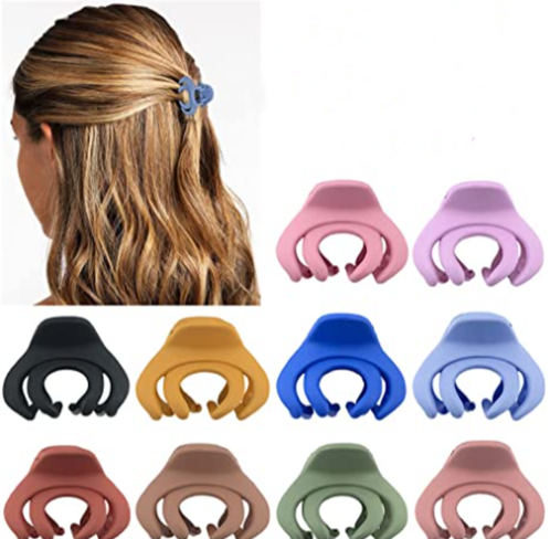 Wholesale Cute Candy Colors Mini Plastic Claw Hair Clips 