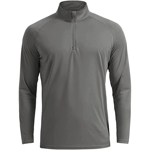 Bulk Buy China Wholesale Custom Logo 100% Polyester Quarter Zipper Long  Sleeve Men's Fishing Shirts $5.99 from Nanchang Kingshine Garment Co., Ltd