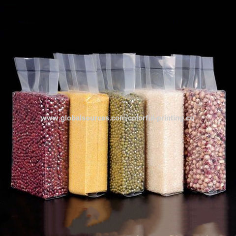 Vacuum Rice 500kg Jumbo Ziplock Plastic Packaging Bag