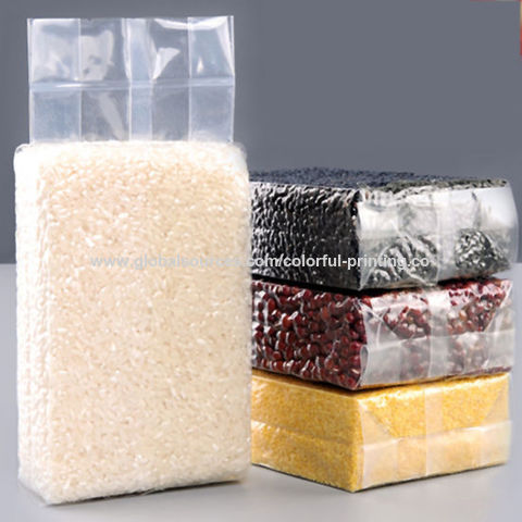Vacuum Rice 500kg Jumbo Ziplock Plastic Packaging Bag