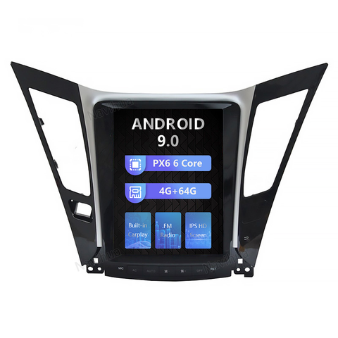 Android 10.4 Inch Vertical Screen Car GPS Multimedia Radio