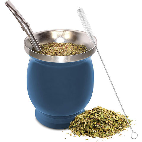 Stainless Steel Filtered Straw Bombilla Yerba Mate Tea Gourd Drinking —  Mategreen