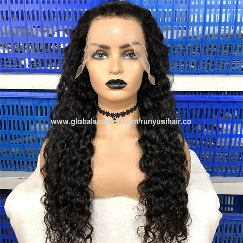 Long curly lace front wig prices best sale