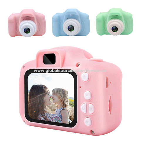 Jouets d'appareil photo pour enfants pour filles de 4 à 10 ans, appareils  photo numériques à double objectif rechargeables pour enfants pour filles  garçons antichoc 