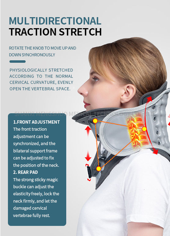 Cervical retractor adjustable neck extender