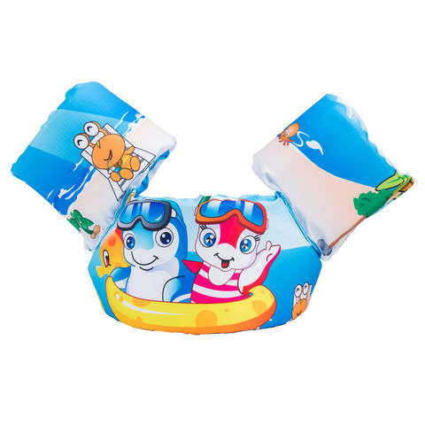 Ayuda para nadar para principiantes, flotadores de brazo, chaleco salvavidas para niños, flotador de ayuda para nadar para niños, almohadilla de hielo para niños