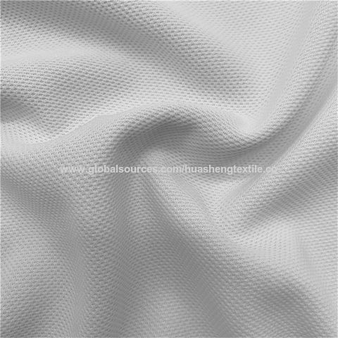 China High quality recycled polyester knit pique mesh fabric for