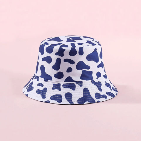 Cow Bucket Hat under 10 Dollars Basin Sunshade Women Bucket Hat Fisherman  Hat