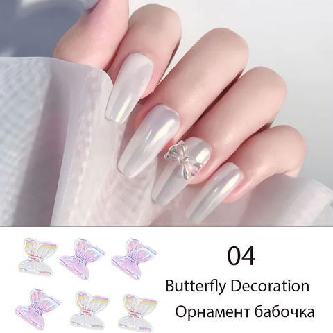 Buy Wholesale China Hot Nail Accessories Resin Butterfly Magic Ornament  Accessorizing 8 Bags Nail Art Decoration & Nail Jewelry Diamond Butterfly  Shape at USD 0.27